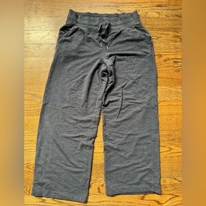 Athleta Comfortable Gray Lounge Pants, Heather Grey, Large